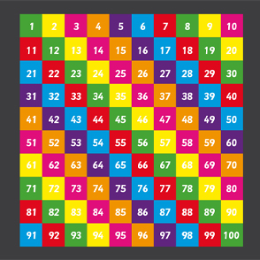 Number Grid 1-100 - Caloo Ltd